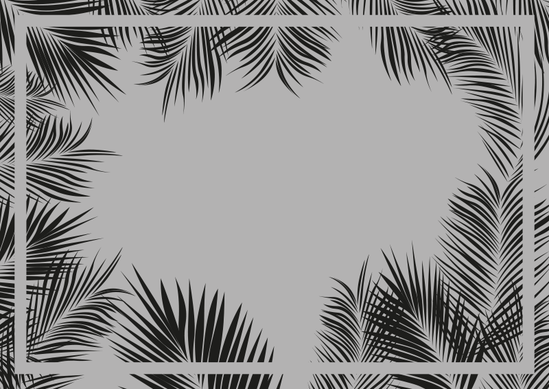 Paparčio modelio vinilo gyvenamojo kambario kilimėlis - „Tenstickers“