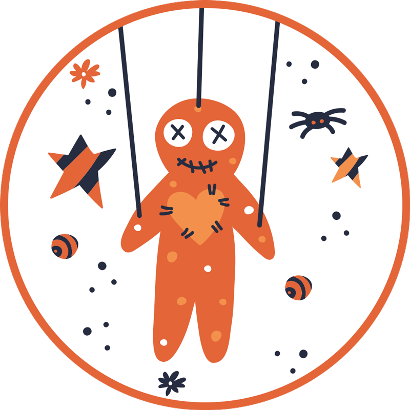 Helovino meduoliai halloween kilimėlis - „Tenstickers“