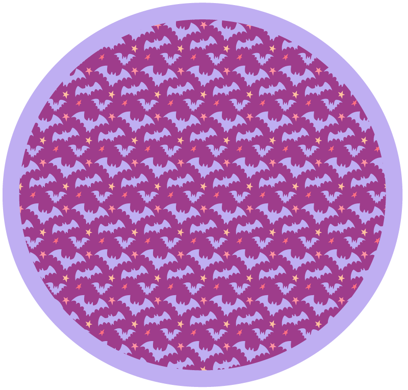 Vaikų vinilo kilimėlis su šikšnosparniais - „Tenstickers“