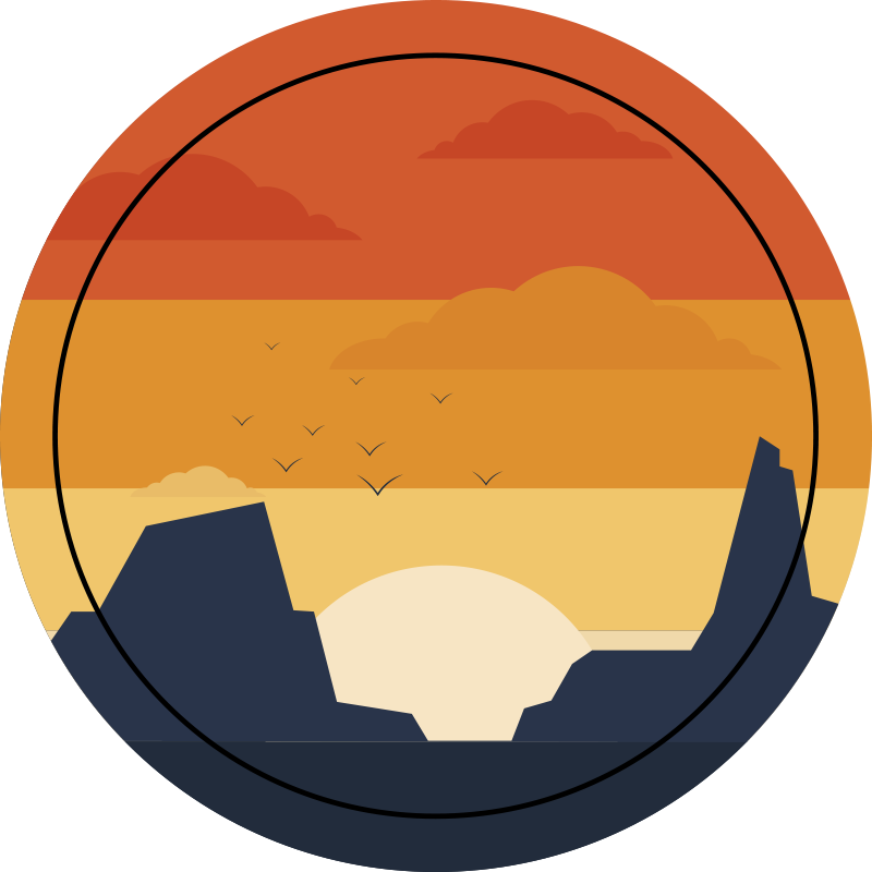 Prieblandos viršūnės vaizdas gamtos vinilinis kilimas - „Tenstickers“