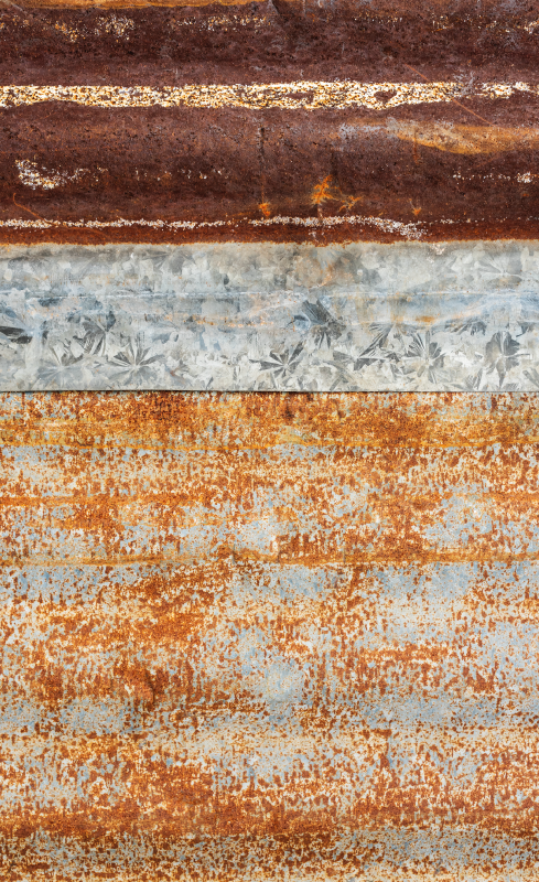 Senas surūdijęs senovinis vinilinis kilimas - „Tenstickers“