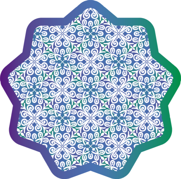 Etninis raštas spalvingas etninis kilimas - „Tenstickers“