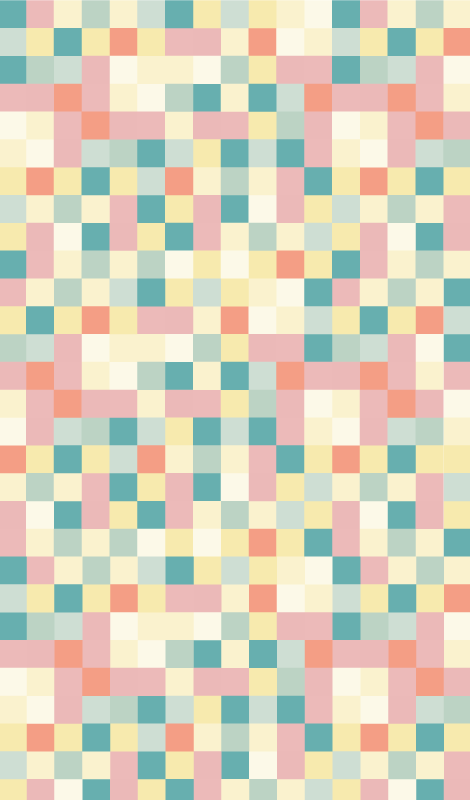 Daugiaspalvis tinklelis dryžuotas vinilo kilimas - „Tenstickers“