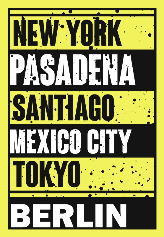 Miesto pavadinimai pagal užsakymą vinilo kilimas - „Tenstickers“