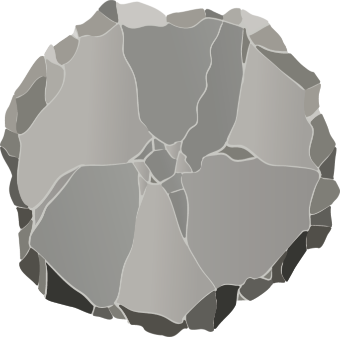 Vinilo kilimo tekstūra skirtingi akmenys akmuo - „Tenstickers“