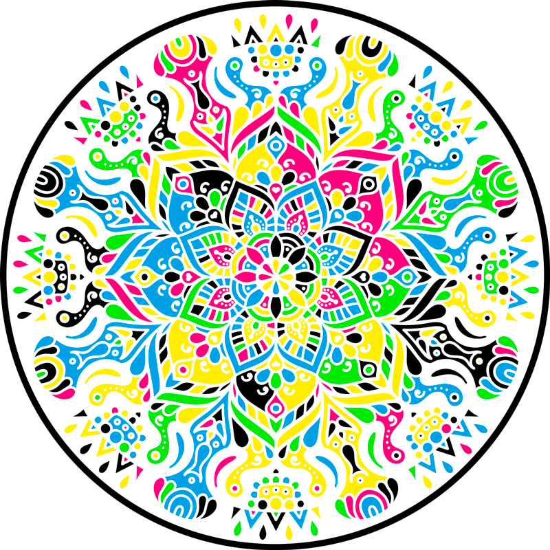 Energinga mandala mandala kilimėlis - „Tenstickers“