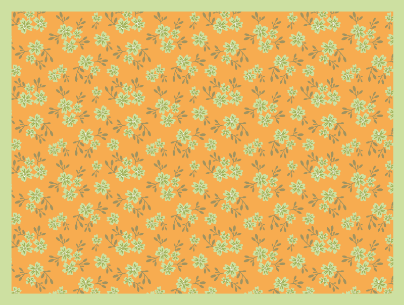 Gėlių motyvo paviršius gėlių rašto kilimėlis - „Tenstickers“