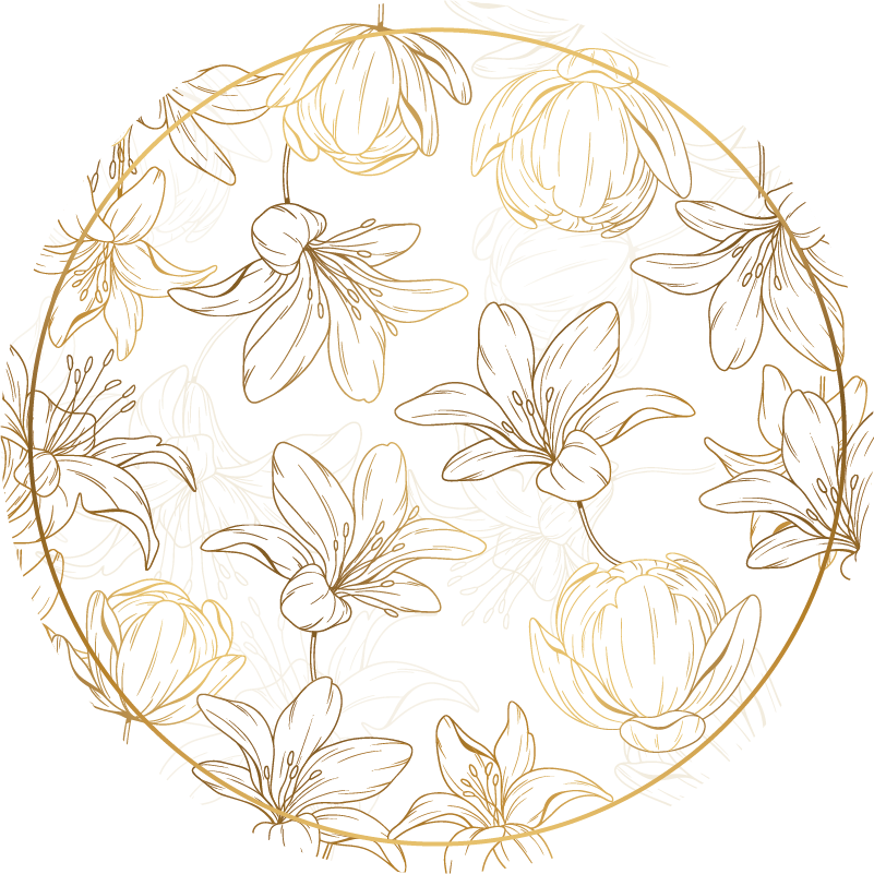 Auksinių gėlių kilimas - „Tenstickers“