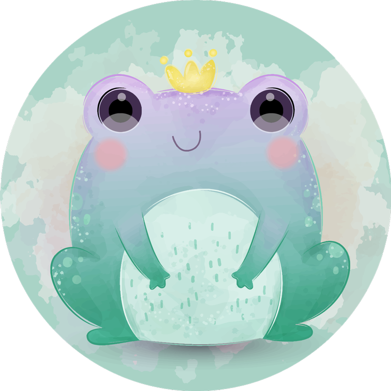 Vaikiškas vinilinis kilimėlis rupūžių gyvūnų kilimas - „Tenstickers“