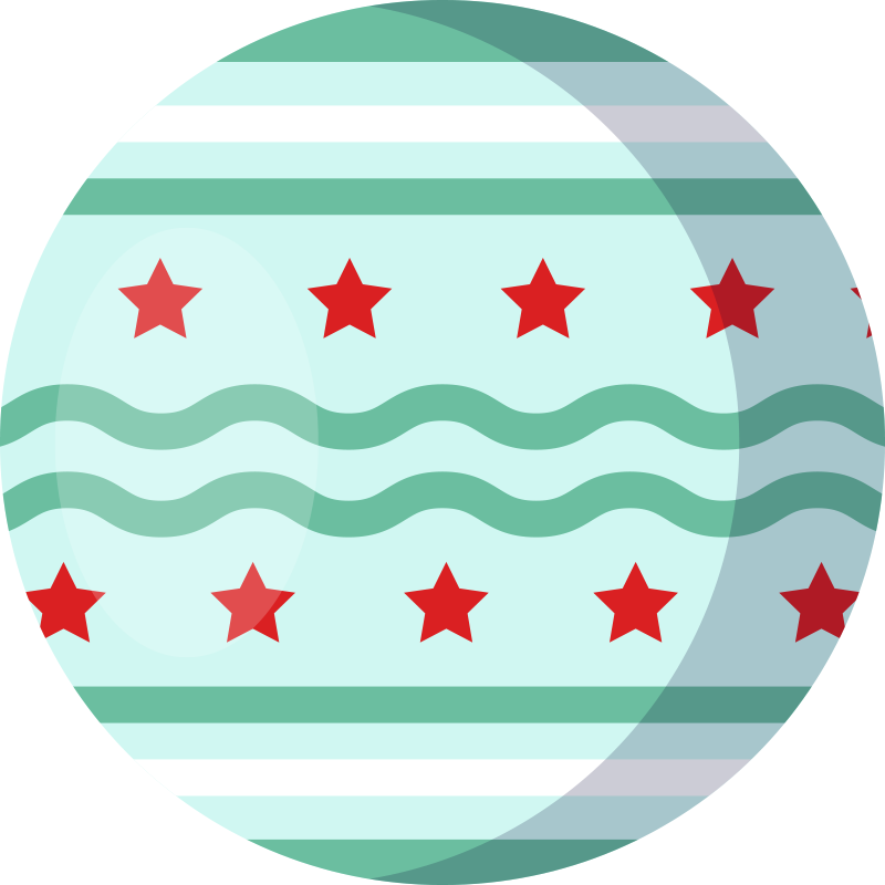 Dažytas kaladėlių eglutės kilimėlis - „Tenstickers“