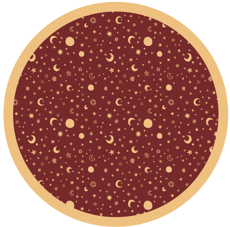 Išplautas raudonas vaikų žvaigždžių kilimas - „Tenstickers“