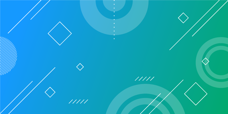 Mėlynas abstraktus geometrinis atspaudas - „Tenstickers“