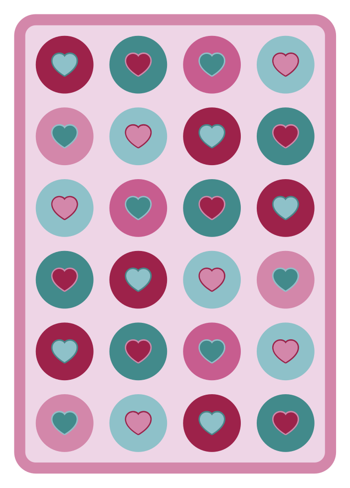 Nuoširdus žaidimo laikas vaikų vinilinė kilimėlė - „Tenstickers“