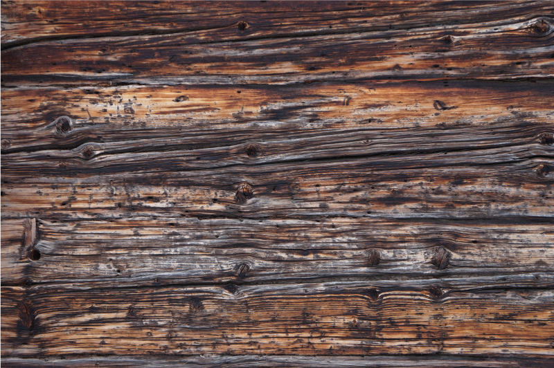 Kaimiškos medienos detalės medžio efekto kilimas - „Tenstickers“