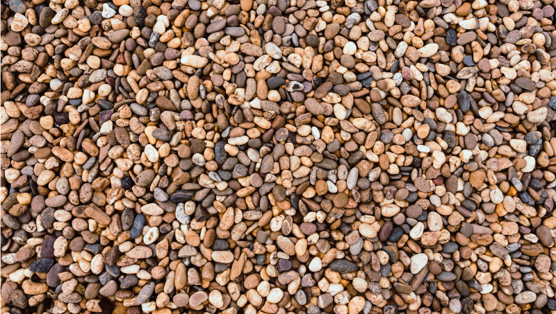 Jūros akmenukų grindys akmens grindų plytelės - „Tenstickers“