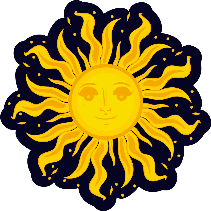 „boho sun“ etninis vinilinis kilimas - „Tenstickers“