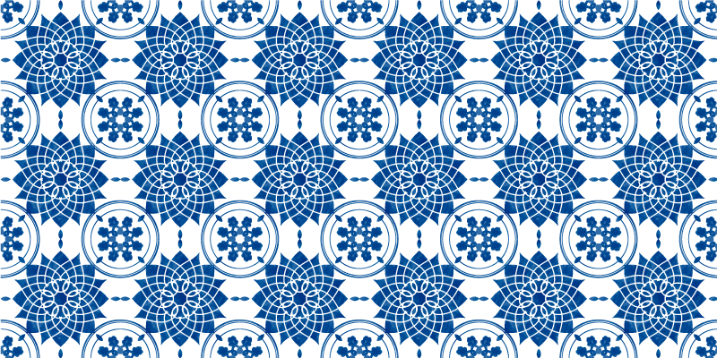 Vinylinis kilimas su plytelių imitacija ornamental medalis - „Tenstickers“