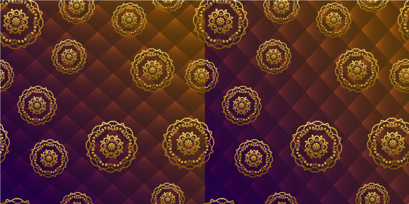 Mandalos motyvo perdanga mandala kilimėlis - „Tenstickers“