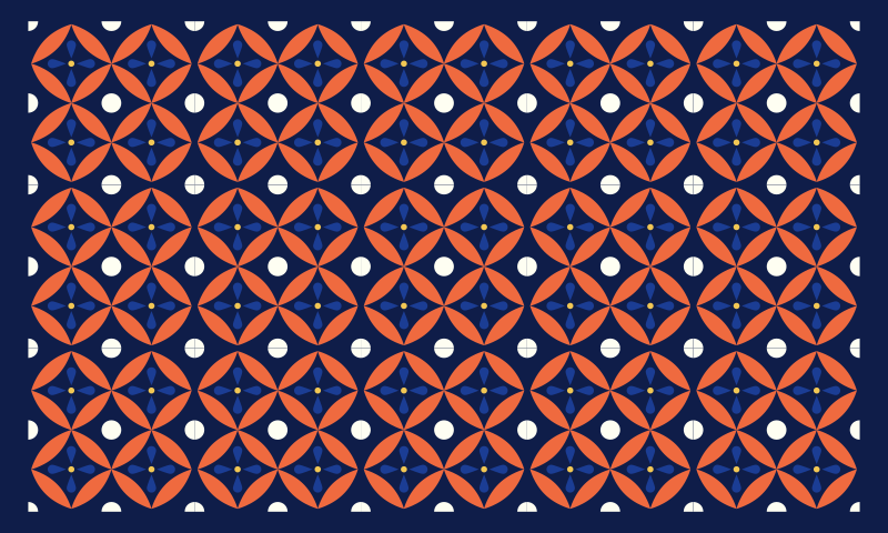 Geometrinio rašto ekranas geometriniai kilimas - „Tenstickers“