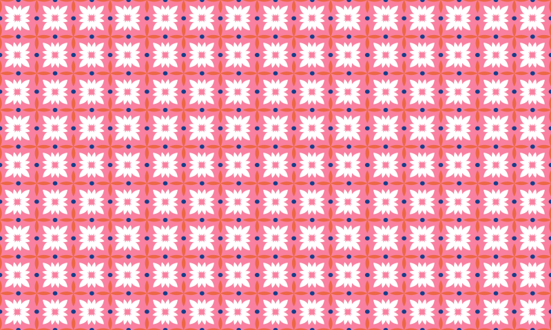 Gėlių spalvotos plytelės mozaikinės grindų plytelės - „Tenstickers“