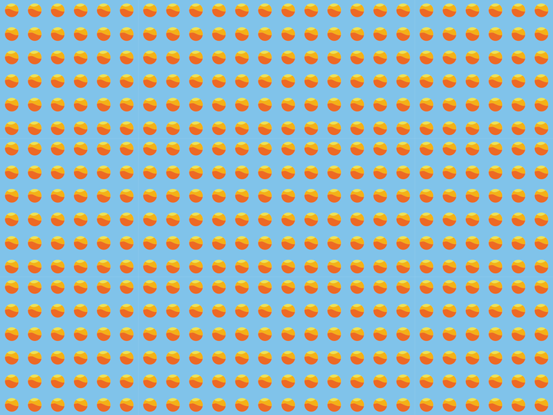 Saulės apelsinų raštas medžio efekto kilimas - „Tenstickers“