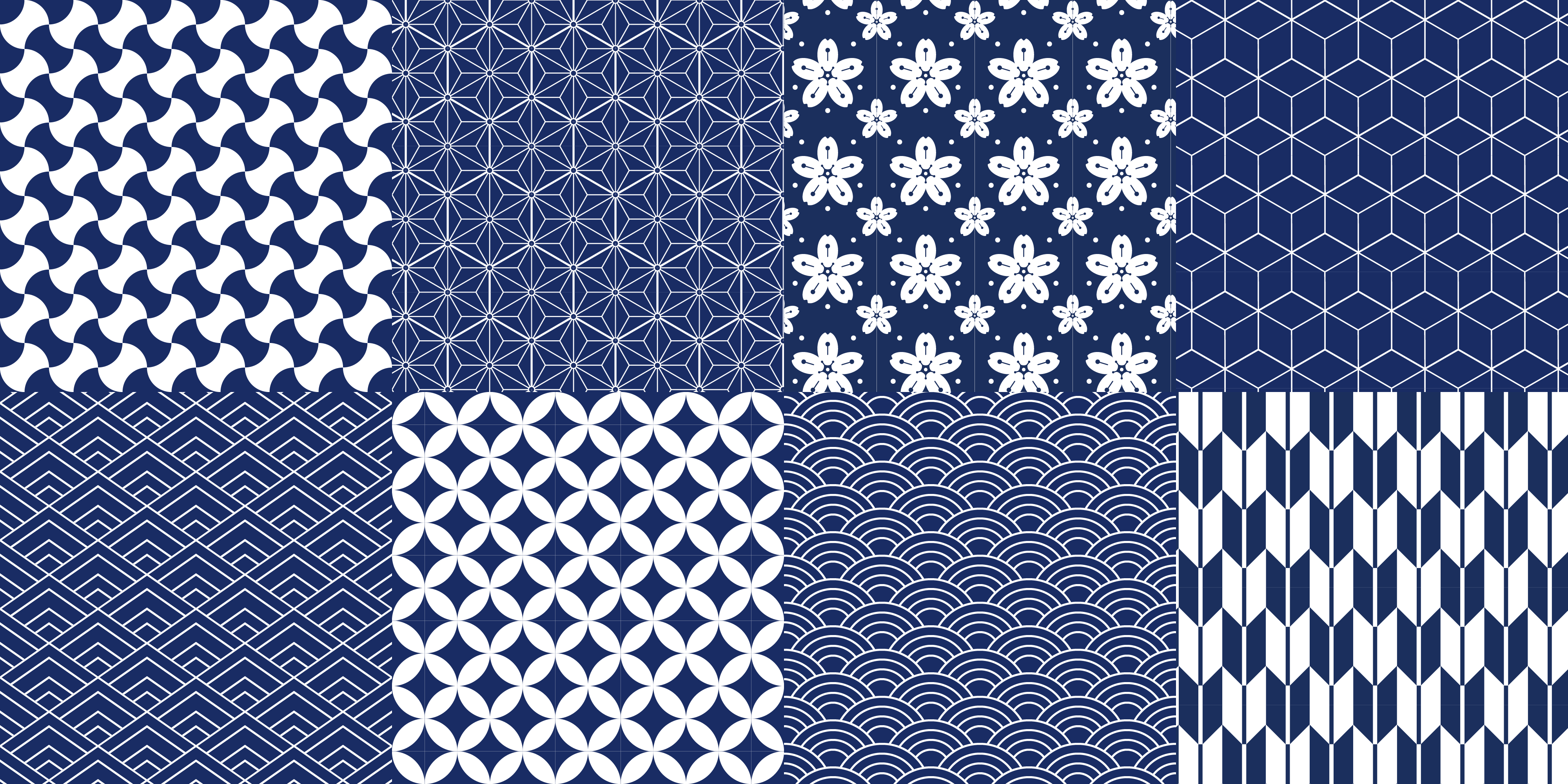 Geometrinių plytelių ansamblis geometriniai kilimas - „Tenstickers“