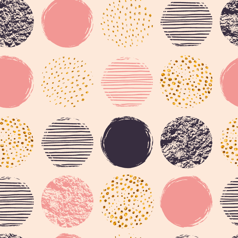 Taškelių ansamblis geometriniai kilimas - „Tenstickers“