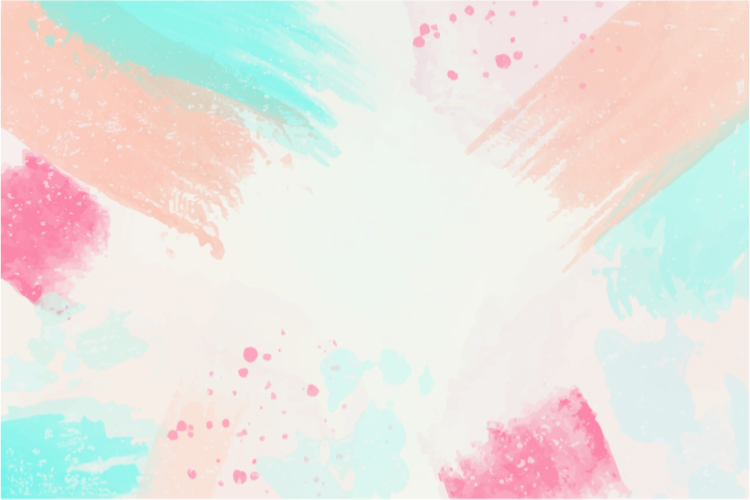 Abstrakčių spalvų purslų minimalistinis kilima - „Tenstickers“