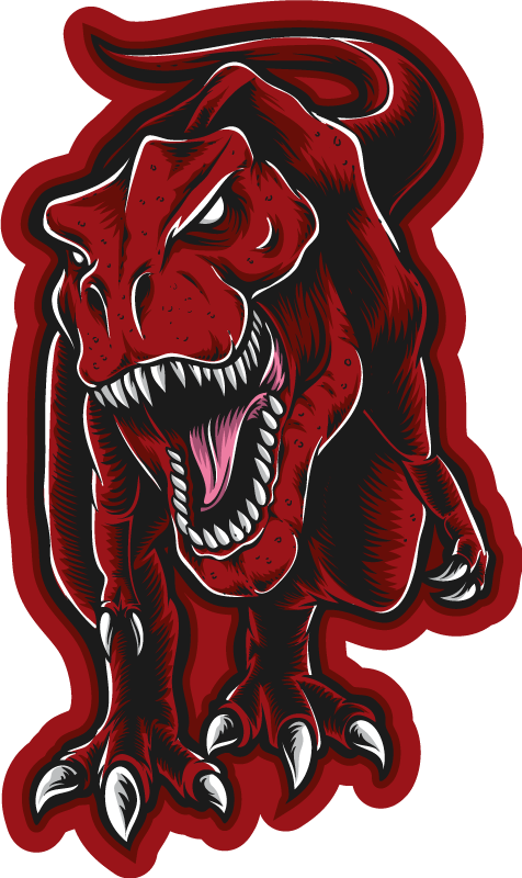 Bauginantis „t-rex“ veido gyvūnų kilimas - „Tenstickers“