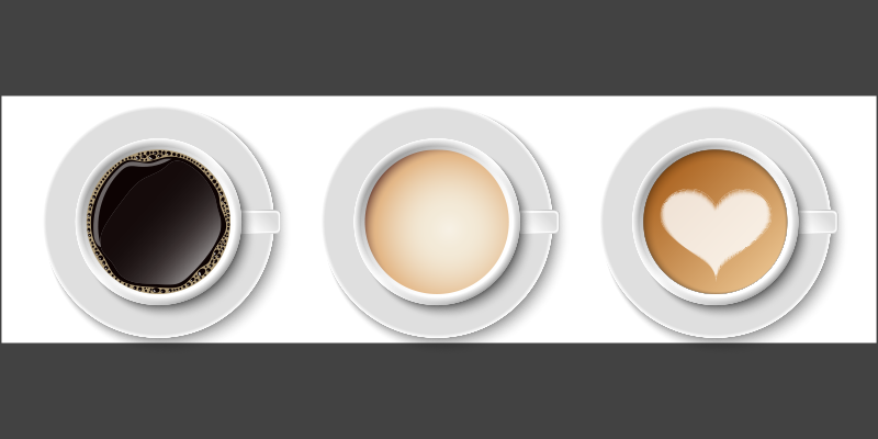 Kavos puodelių bėgikas kilimas virtuvei - „Tenstickers“