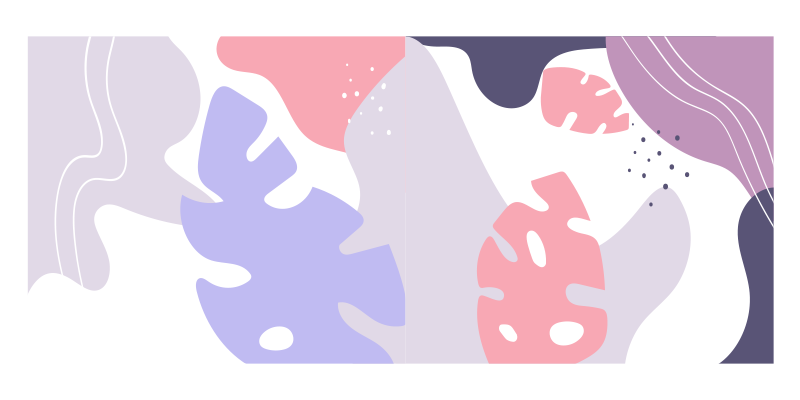 Spalvotas monstera lapų gamtos kilimas - „Tenstickers“