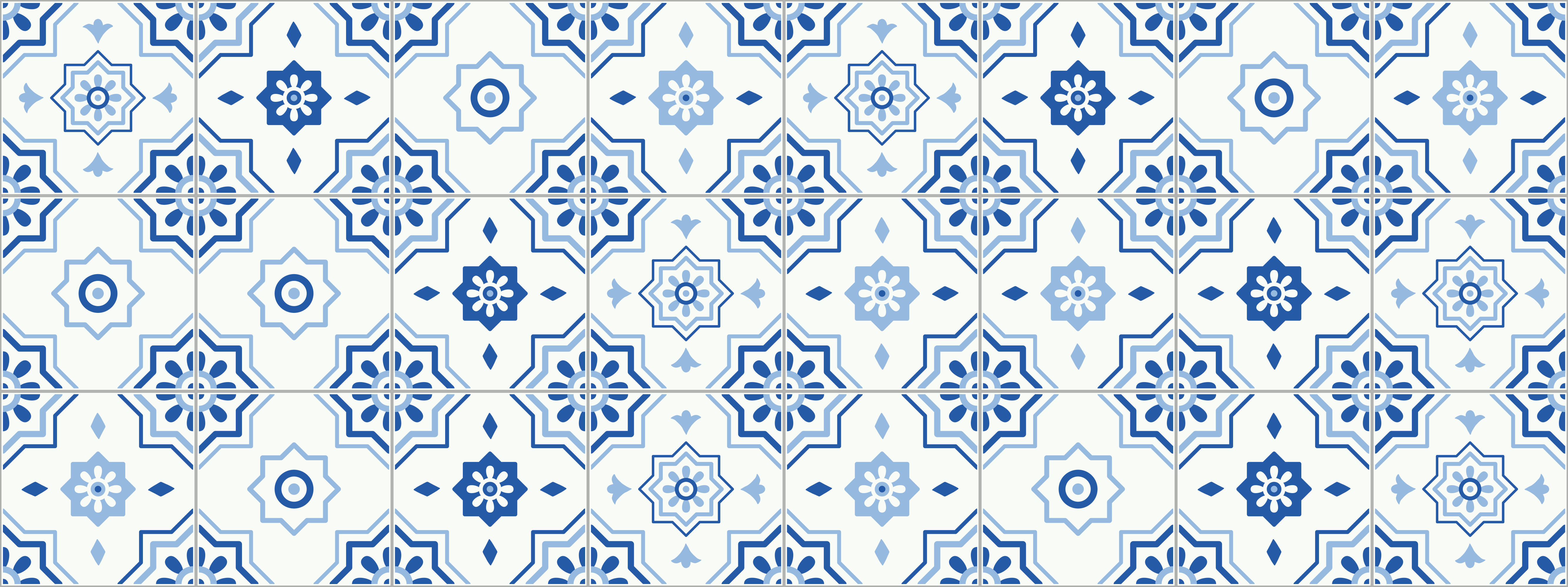 Vinyliniai kilimas su plytelių imitacija geometrinė bėgelis - „Tenstickers“