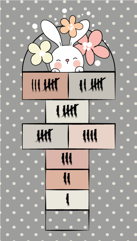 Apynių žaidimas kilimas vaiko kambariui - „Tenstickers“