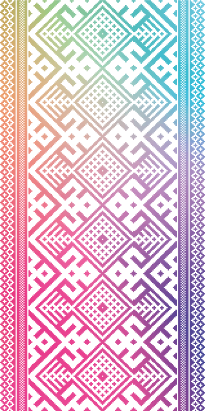 Geometrinis žaidimo laikas vaikų vinilinė kilimėlė - „Tenstickers“