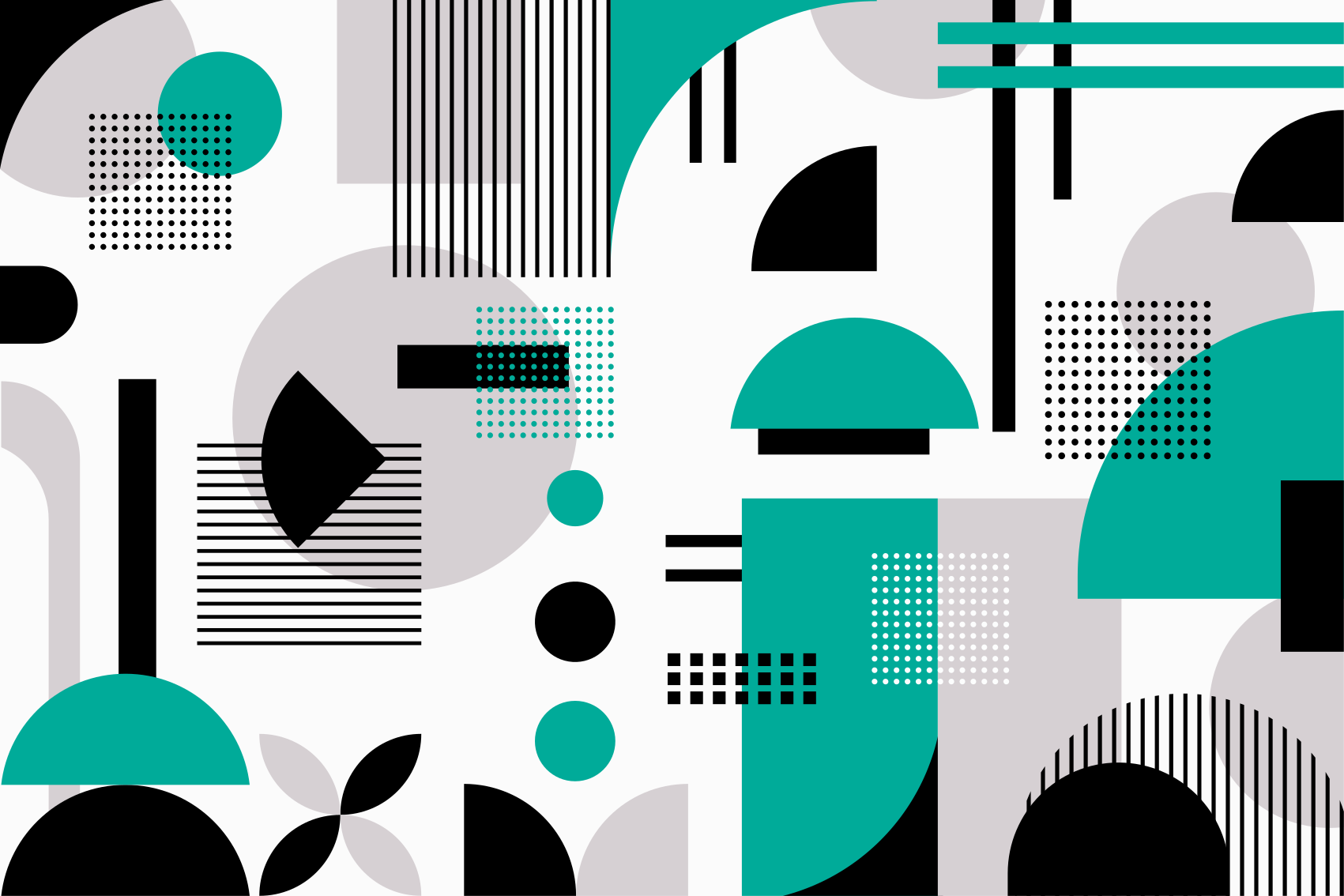 šiuolaikinės geometrinės formos vinilinis kilimas - „Tenstickers“