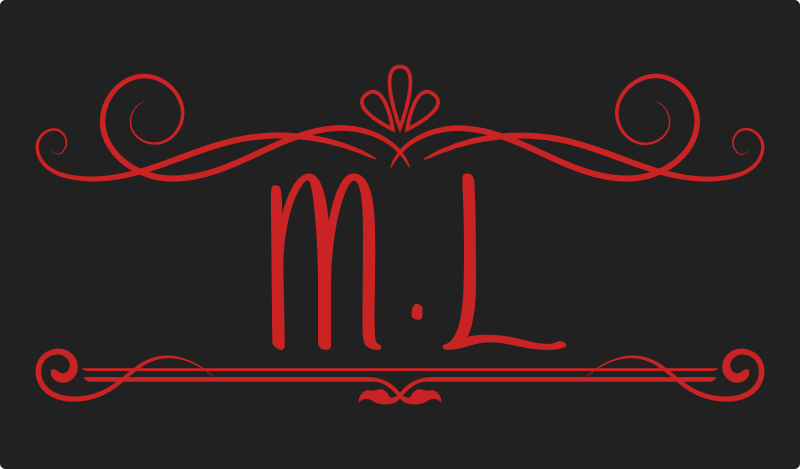 Monogramos elegancija vinyl kilimėlis su vardu - „Tenstickers“