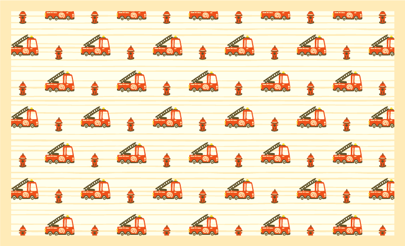 žaisminga transporto tema vinilinis kilimėlis - „Tenstickers“