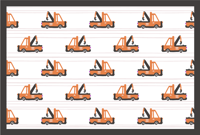 žaislinio krano modelis vinilinis kilimėlis - „Tenstickers“