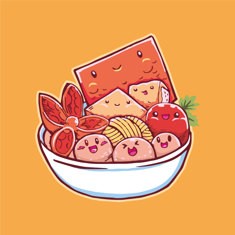 Animacinių filmų suši malonumas kilimas virtuvei - „Tenstickers“