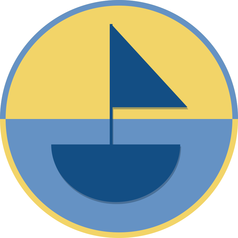 Geometrinis burlaivio motyvas geometriniai kilimas - „Tenstickers“