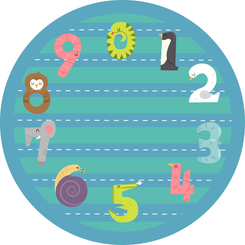 žiedinė lenktynių trasa vaikų vinilinė kilimėlė - „Tenstickers“