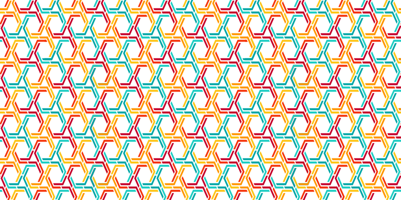 Blokuojantis modelis geometriniai kilimas - „Tenstickers“