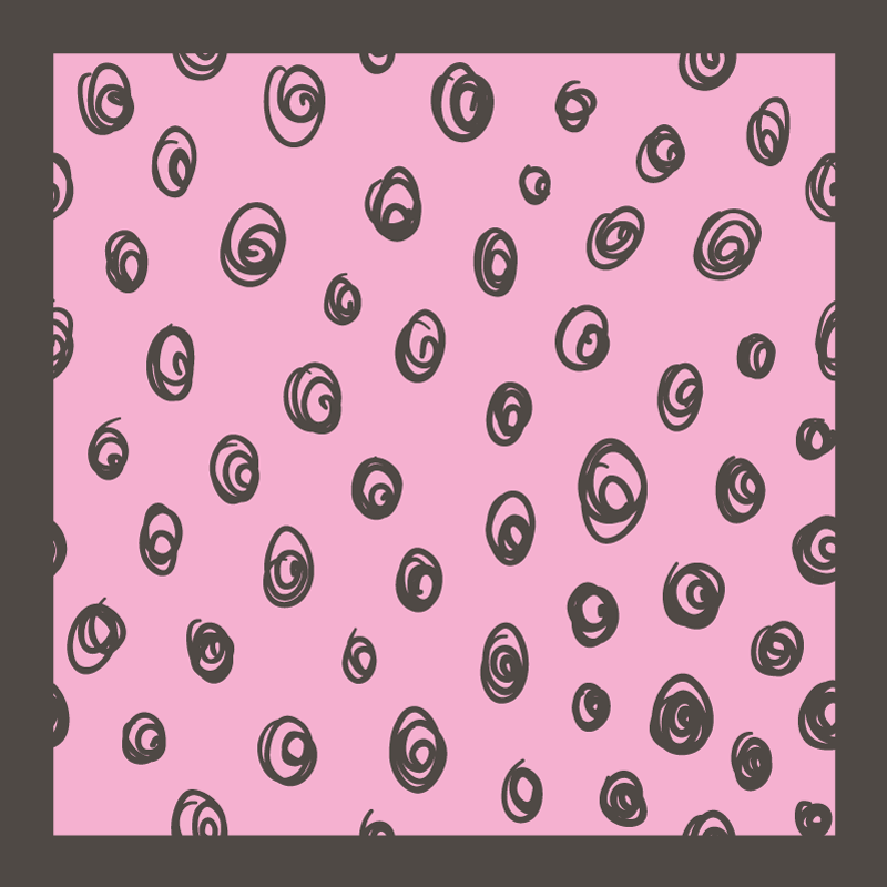 Spiralinio rašto dekoras vinilo kilimėlis miegamajam - „Tenstickers“