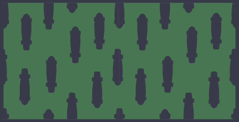 Riedlenčių siluetai kelių kilimėliai - „Tenstickers“