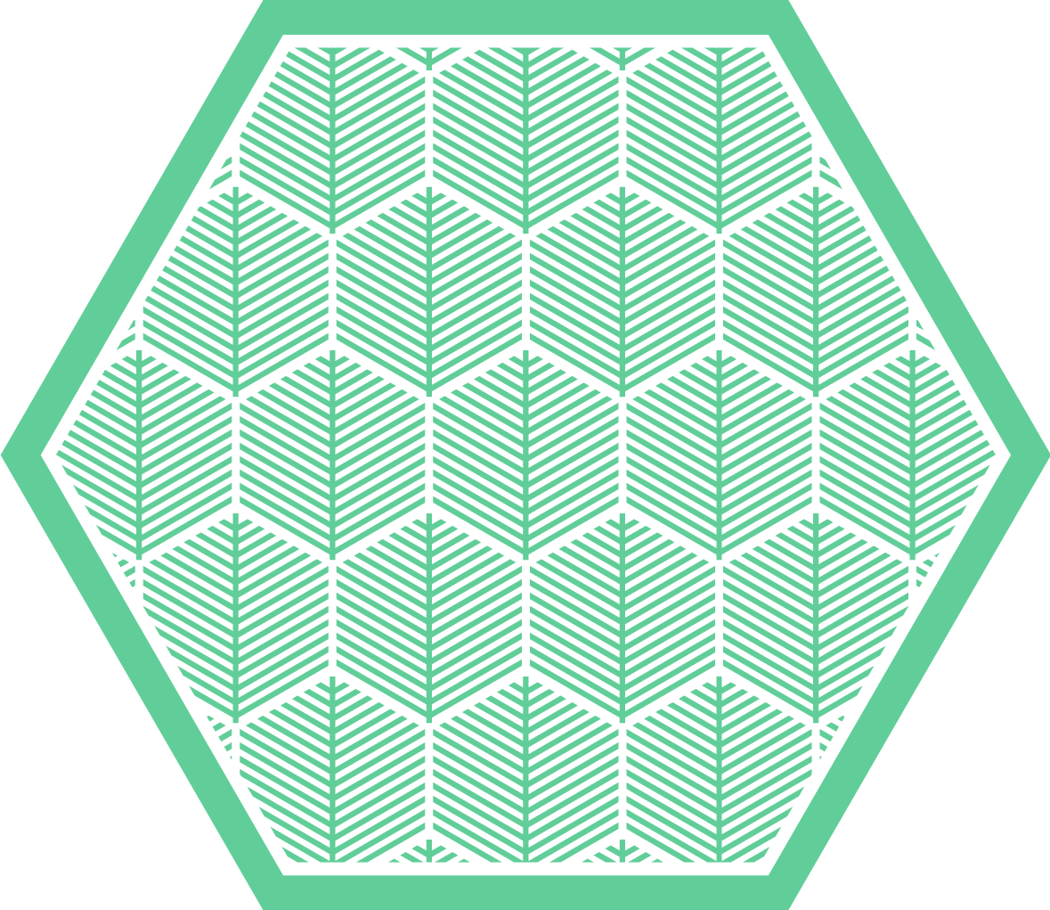 Botaninė geometrija gėlių rašto kilimėlis - „Tenstickers“