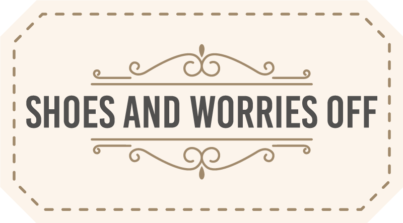 Batai nerimauja vinilo kilimėlas su frazėmis - „Tenstickers“