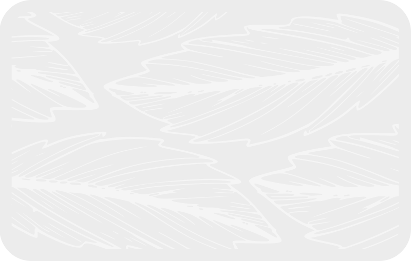 Plunksnų įspaudų raštas gamtos vinilinis kilimas - „Tenstickers“