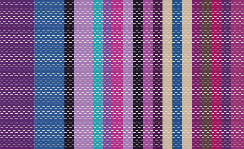 Violetinių atspalvių tekstūros juostelių kilimas - „Tenstickers“