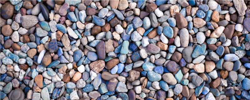 Spalvingi akmenukai virtuvinis vinilinis kilimas - „Tenstickers“