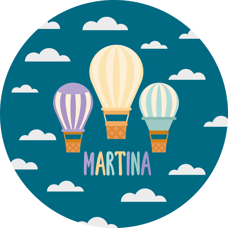 Oro balionai su pavadinimu vinilinis kilimėlis - „Tenstickers“